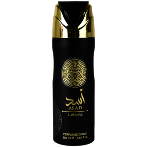 اسپری بدن اسد از برند لطافه (LATTAFA ASAD Body Spray 200ml) اسپری اسد